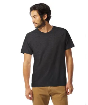 1070CV - Alternative Unisex Cotton/Poly Go-To T-Shirt | Heather Black