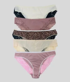 5 Pack Mixed Brazilian Briefs