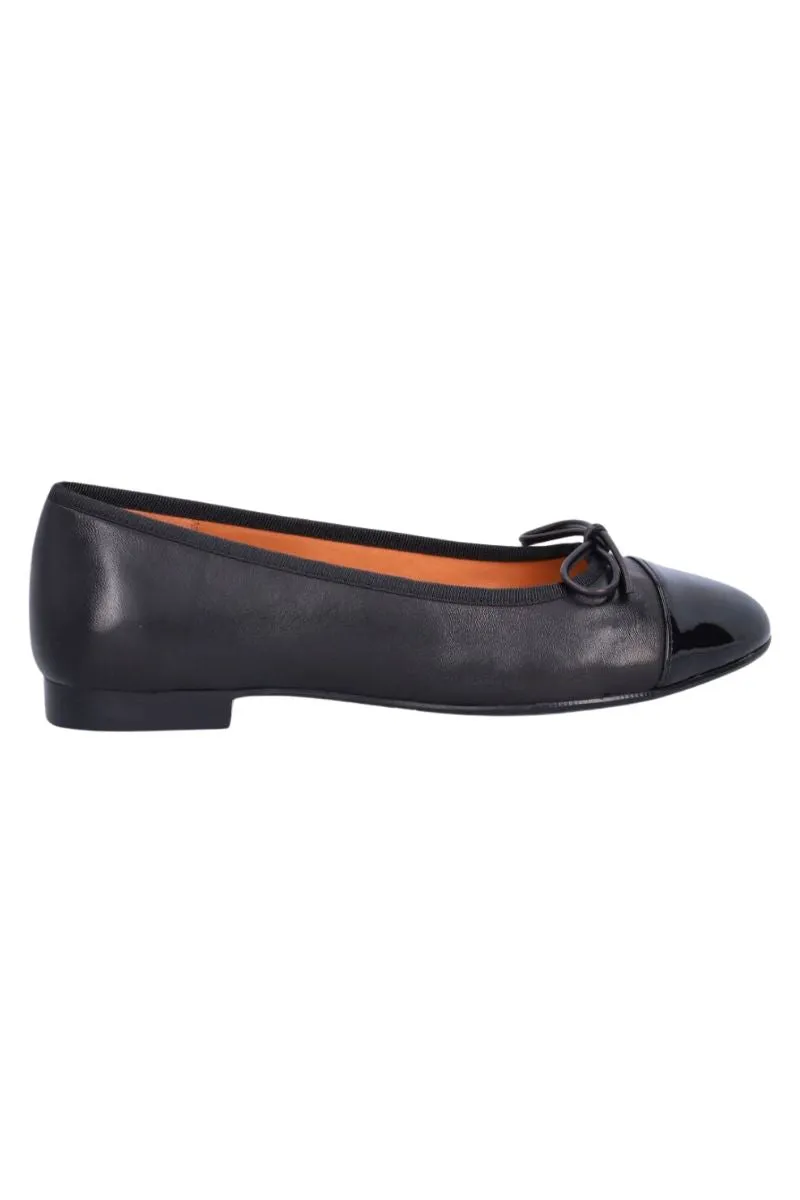 A6021 | Black patent/black nappa 270 | Ballerina fra Billi Bi