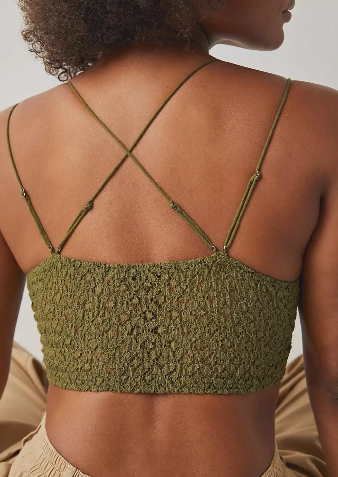 Adella Bralette in Avocado