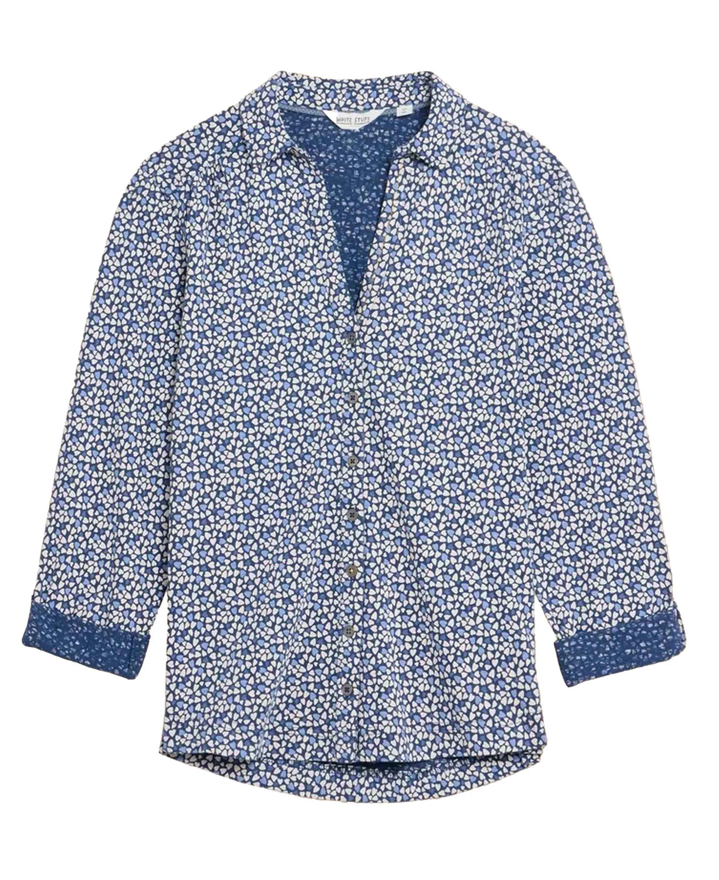 Annie Printed Shirt - Blue Print