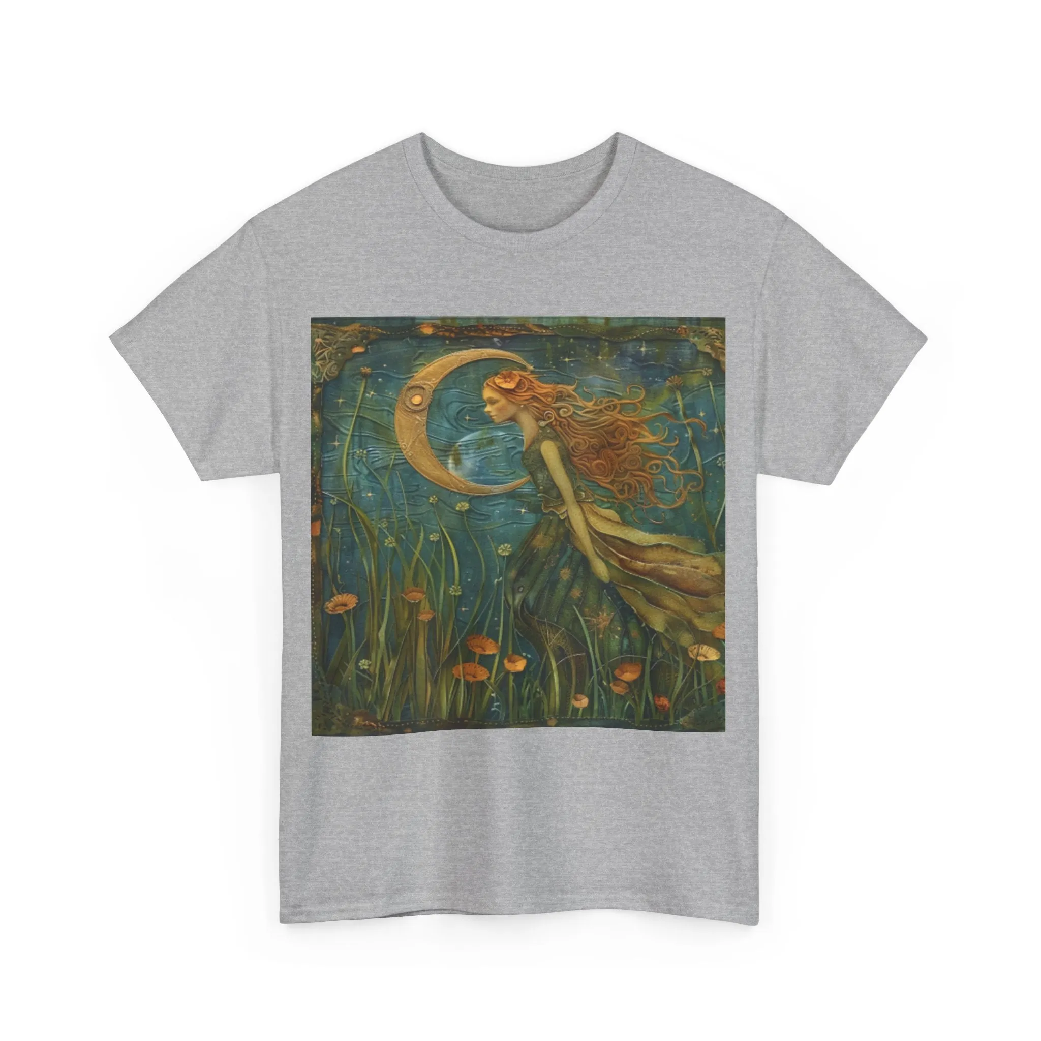 Aquarius zodiac Unisex Heavy Cotton Tee