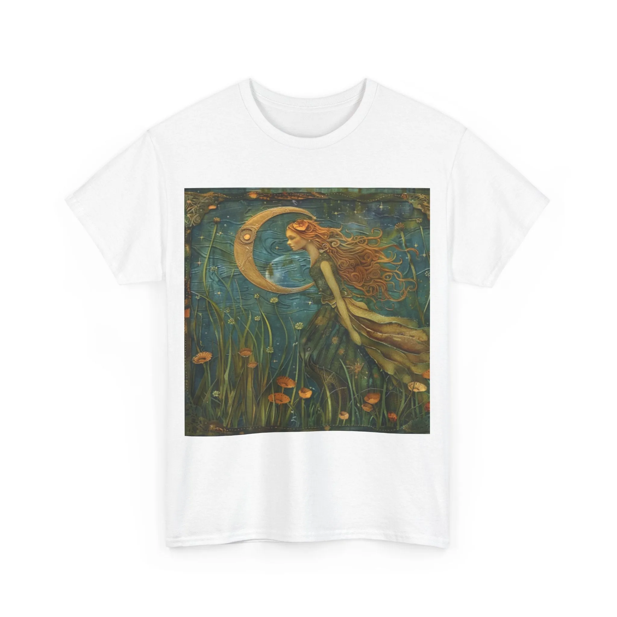 Aquarius zodiac Unisex Heavy Cotton Tee