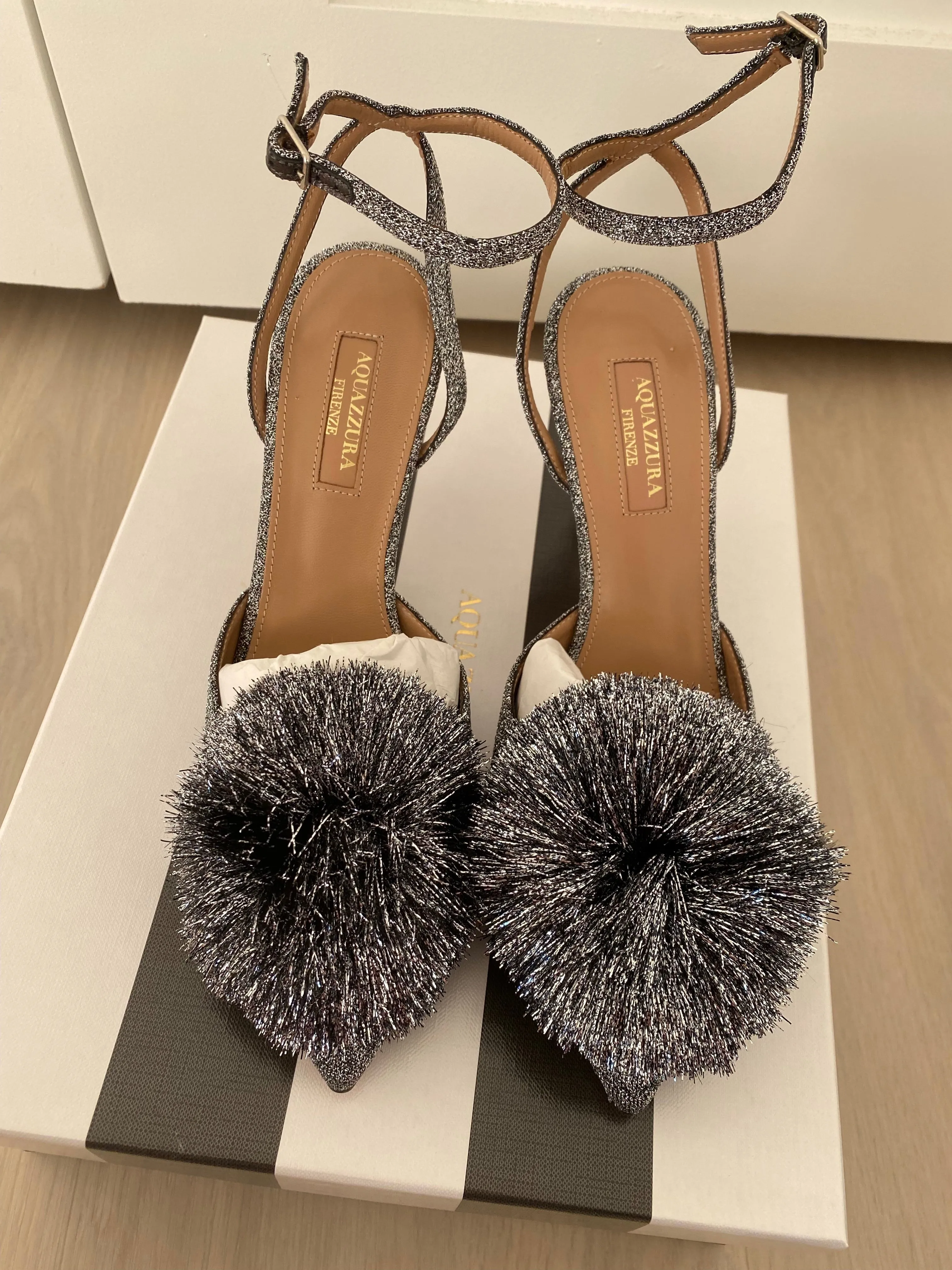 Aquazzura Powder Puff Heels