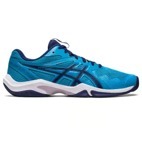 ASICS Men's Gel-Blade 8 Badminton Shoe (Island Blue/Indigo Blue)