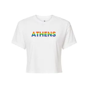 Athens - Pride Front - Women's Boutique Crop