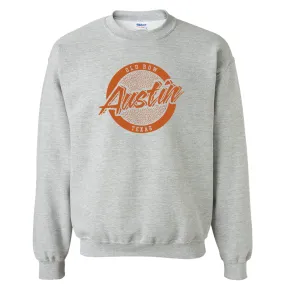 Austin, Texas Circle Logo Crewneck Sweatshirt