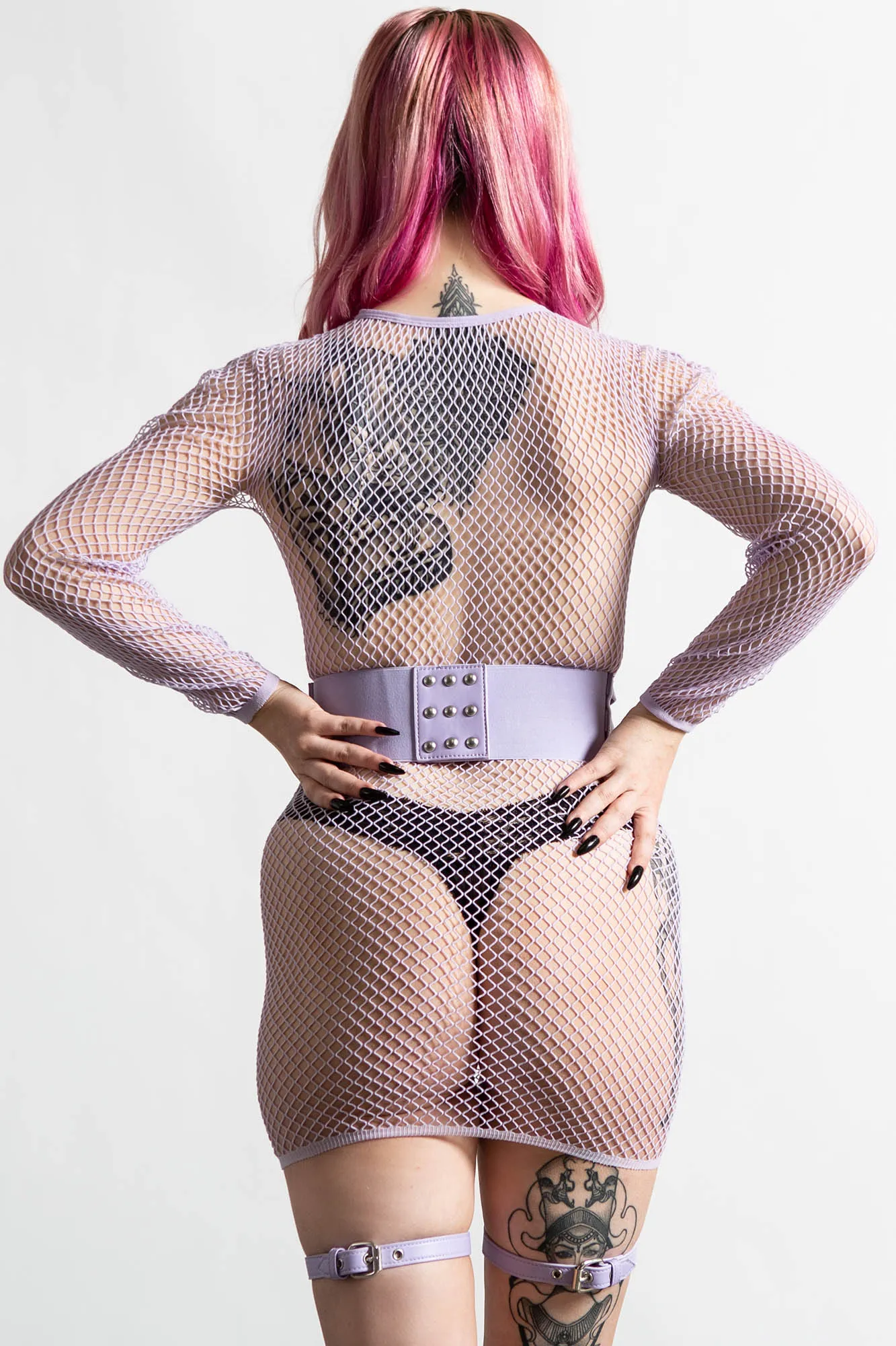 Baby Hex Suspender Belt [LILAC]