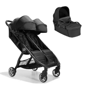 Baby Jogger City Tour 2 Double Bundle - Pitch Black