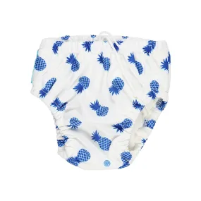 Baby Swim Diaper Blue Pineapple