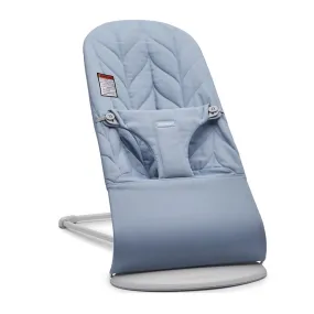 BabyBjorn Bouncer Bliss Cotton Petal Quilt Blue