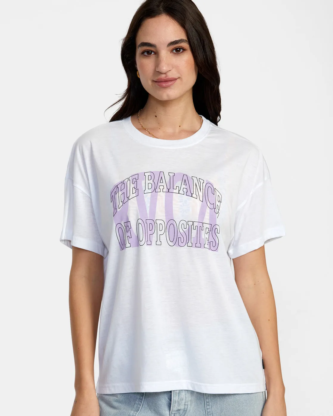 Balance Technical Oversized T-Shirt - White