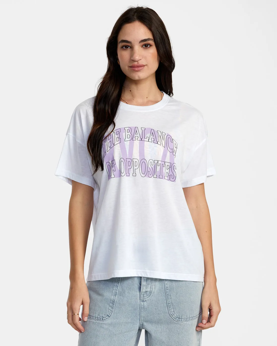 Balance Technical Oversized T-Shirt - White