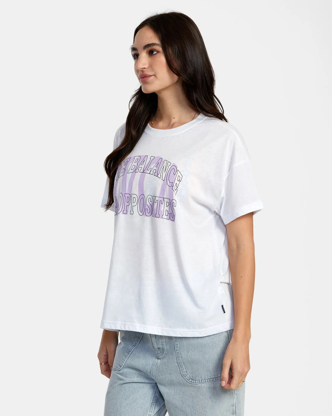 Balance Technical Oversized T-Shirt - White