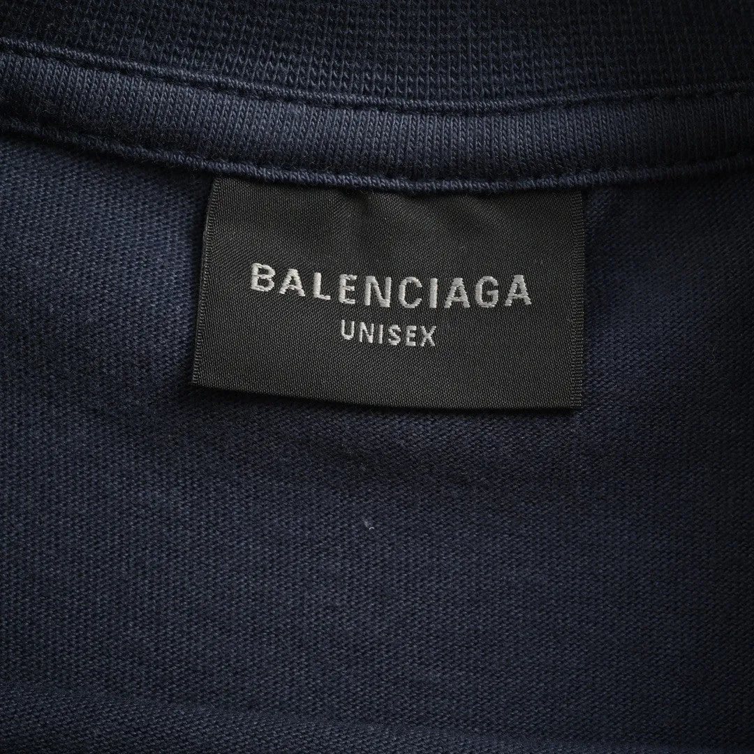 Balenciaga Distressed Logo T-Shirt