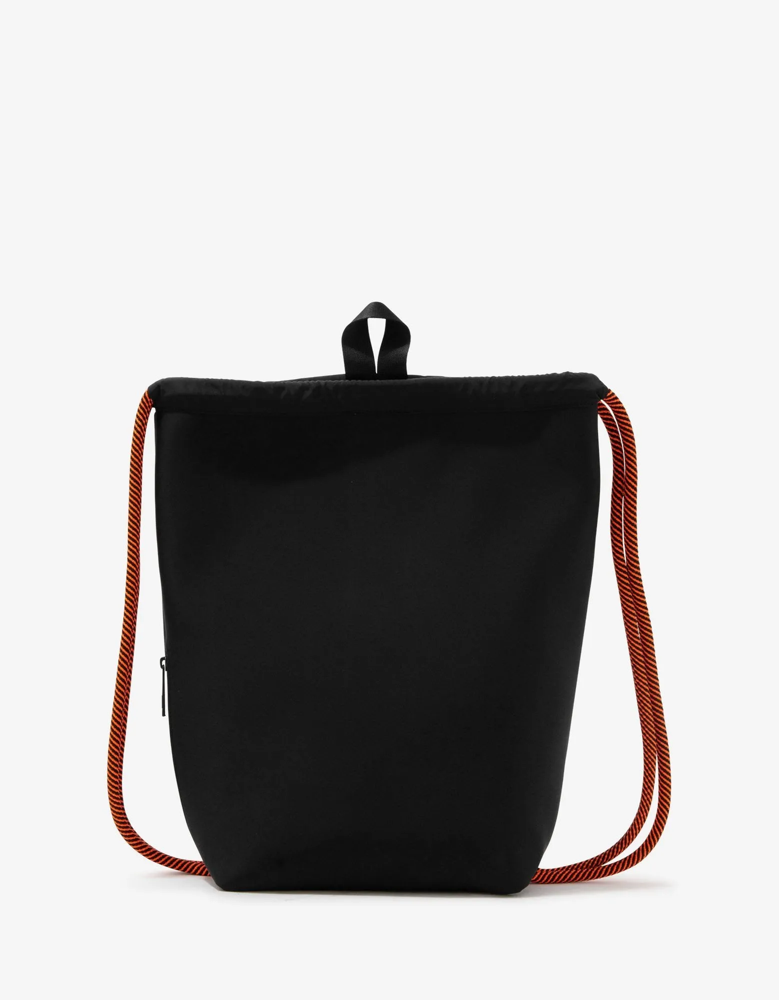 Black Drawstring Beach Bag -