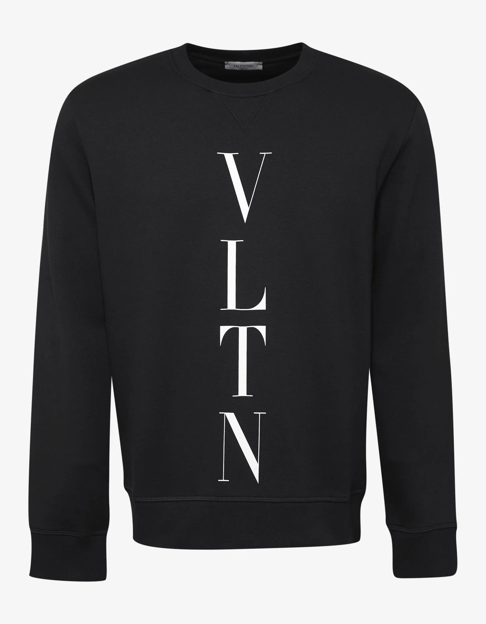 Black VLTN Print Sweatshirt