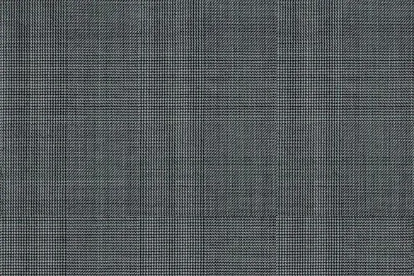 Black/White Check 100% Wool (Ref-164040)