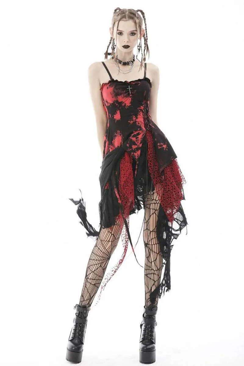 Blood Bride Distressed Punk Dress