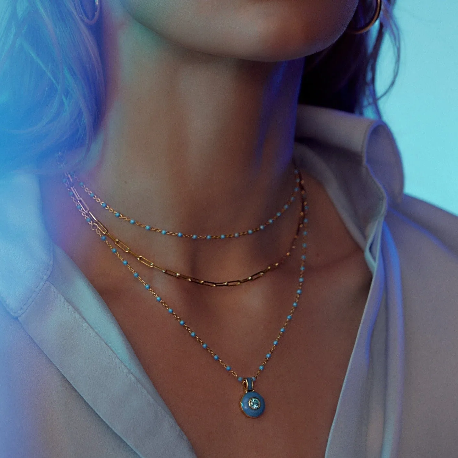 Blue Aura Necklace