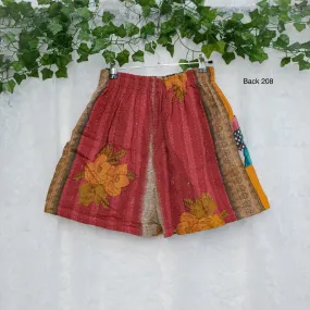 Bohemian Kantha Cotton Shorts