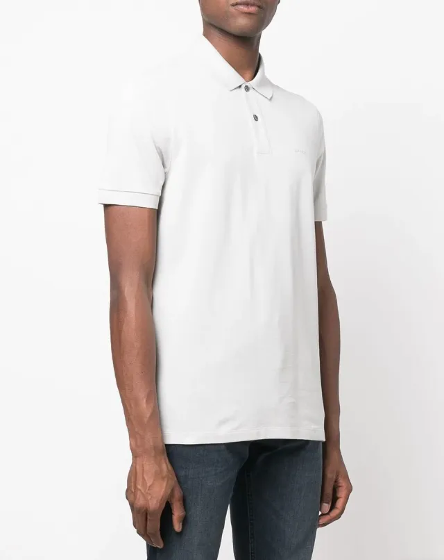 BOSS embroidered-logo cotton polo shirt