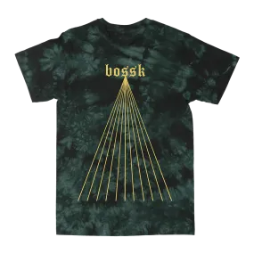 Bossk "Events Occur In Real Time" Forest Crystal Tie-Dye T-Shirt