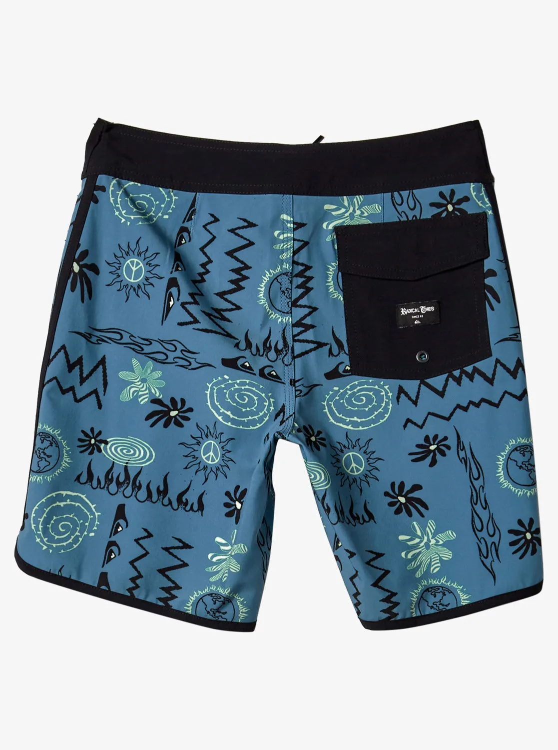 Boys 8-16 Surfsilk Radical Scallop 16 Boardshorts - Aegean Blue