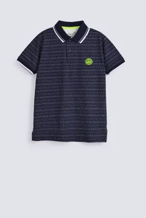 BOYS PRINTED POLO