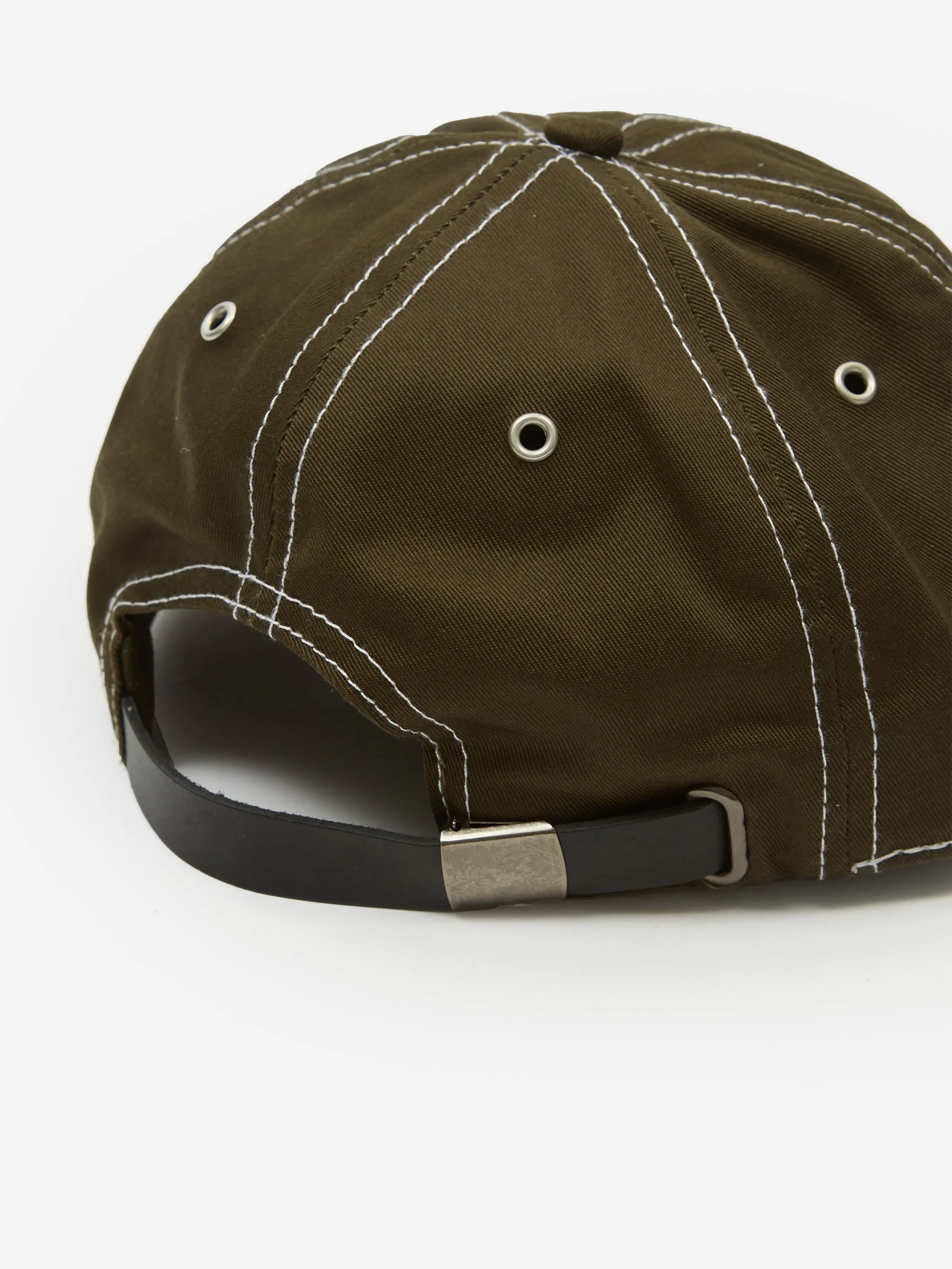 Brain Dead Wire Brim 6 Panel Hat - Forest Green