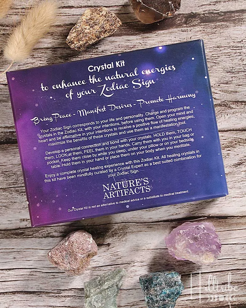 Capricorn Zodiac Natural Crystal Kit