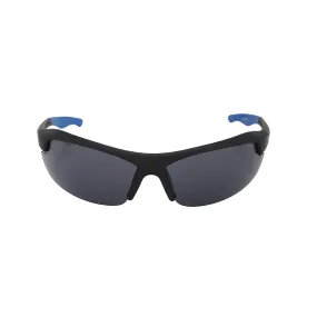 Carlton London Black & Blue Toned Uv Protected Sports Sunglasses For Men