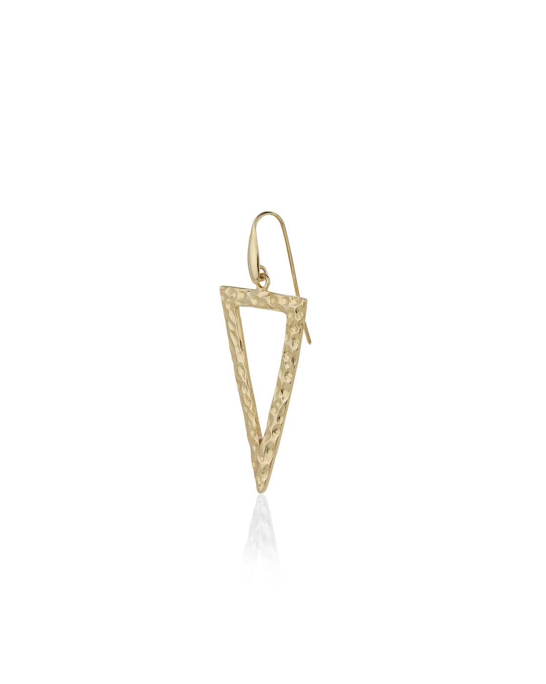 Carlton London Gold Plated Triangular Drop Earring For Women