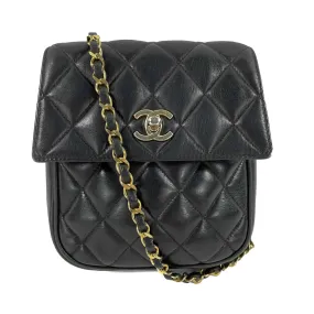 CHANEL Vintage 80s-90s Flap Crossbody Small