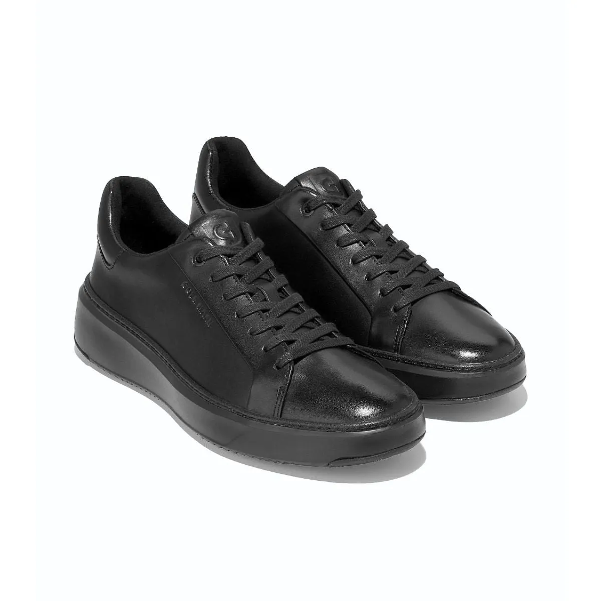 Cole Haan Grandpro Topspin Sneaker Black Leather Black    