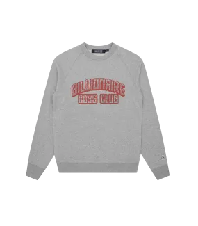 COLLEGE CREWNECK - HEATHER GREY