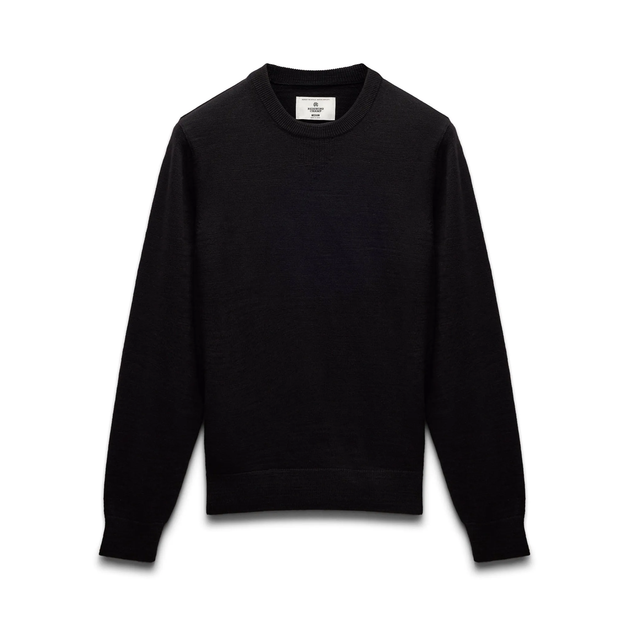 Cotton Slub Laurel Crewneck