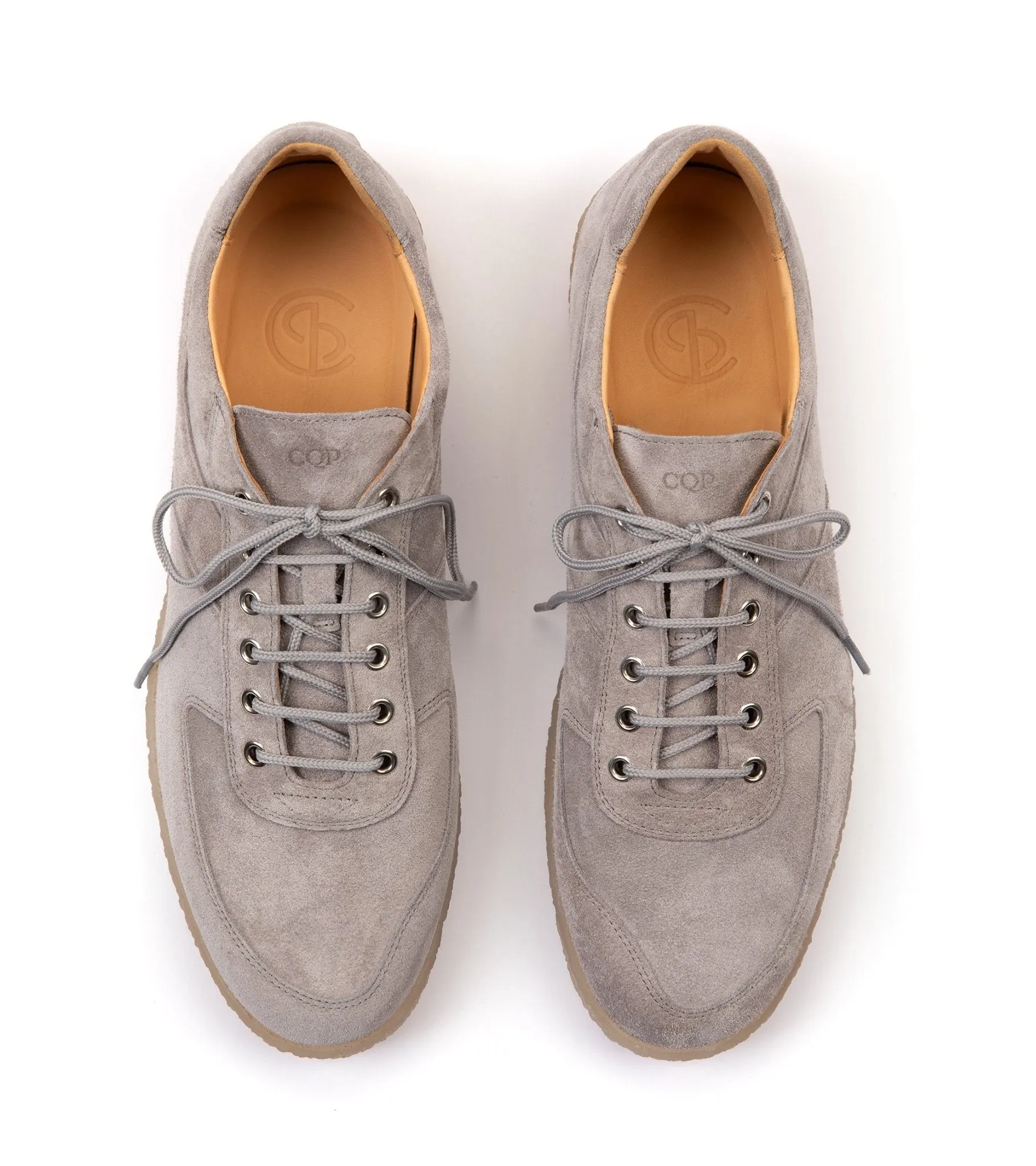 CQP Roamer Suede Sneaker: Cement