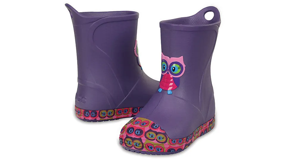 Crocs Kids BumpIT Graphic Boot Blue Violet