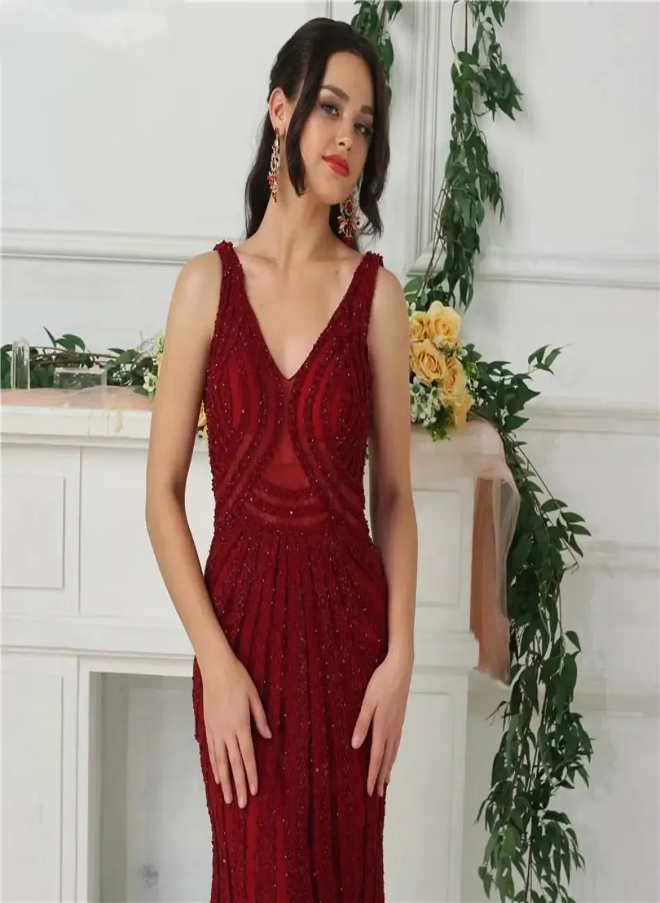 Darcy Beaded Work Evening Gown