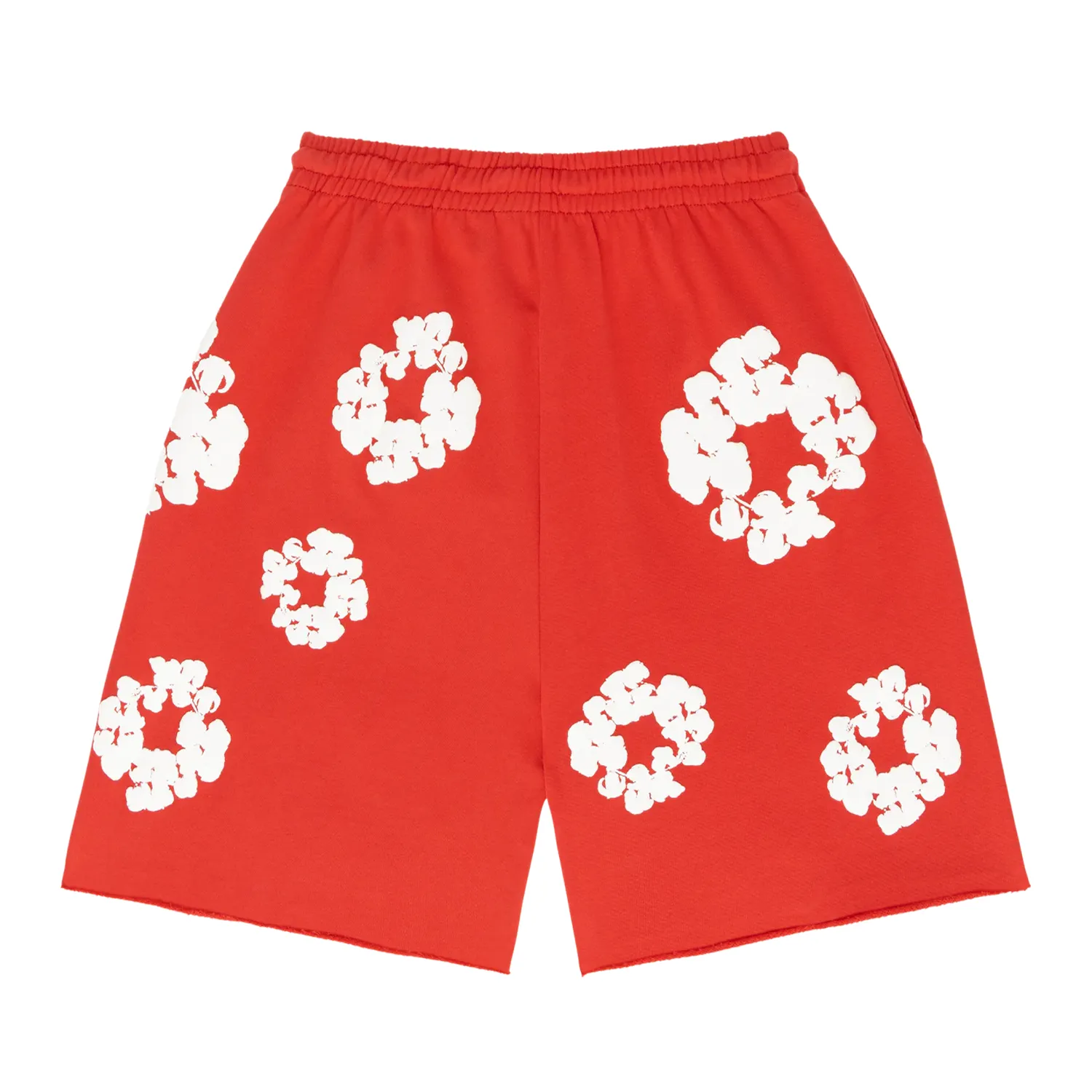 Denim Tears Cotton Wreath Shorts Red