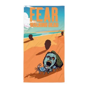 Fear The Walking Dead Walker Heads Beach Towel