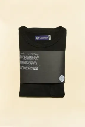 Godspeed Heavyweight Tsuriami 10oz Loopwheel Pocket T-Shirt - Black