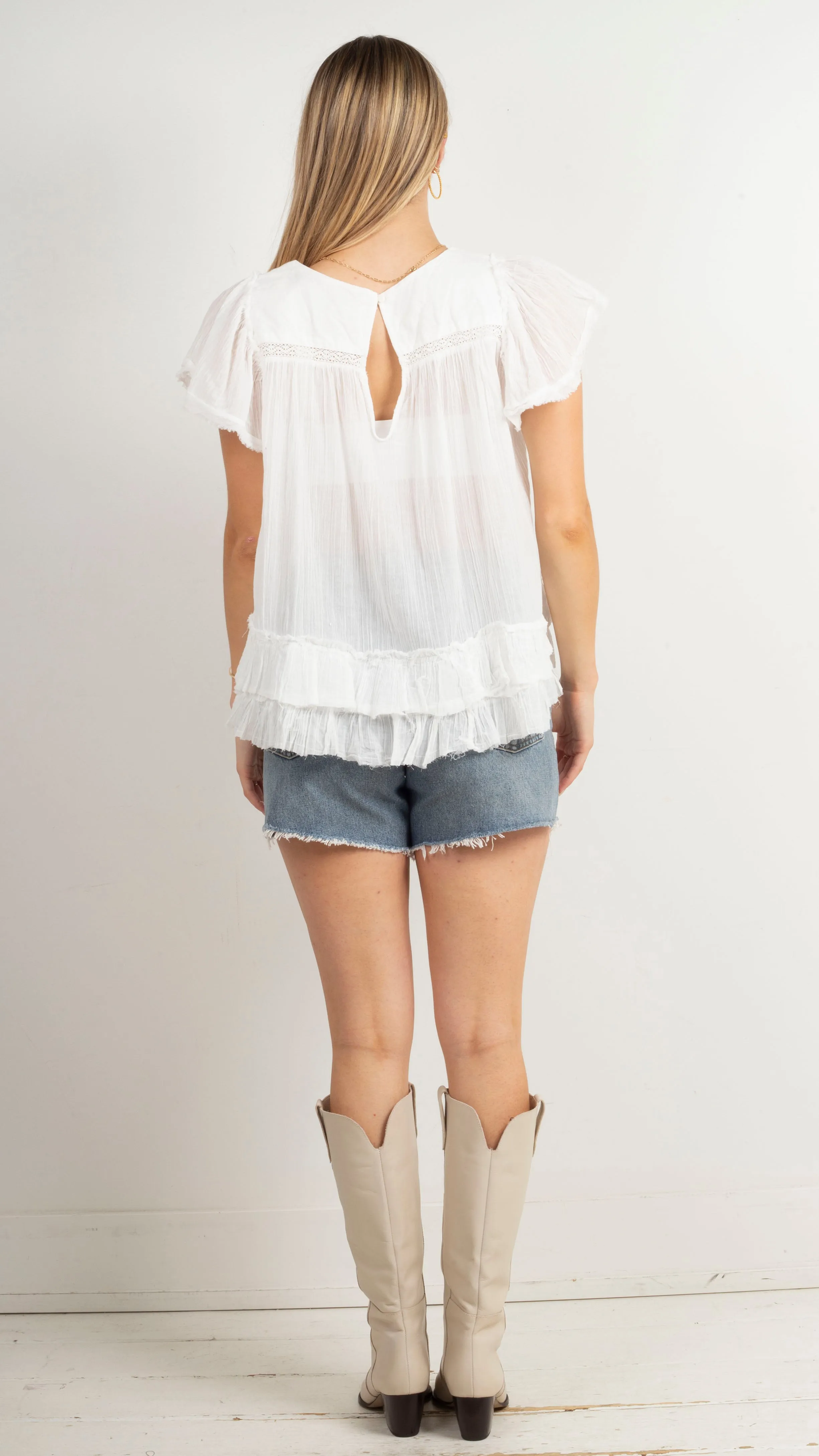 Harrison Top - White