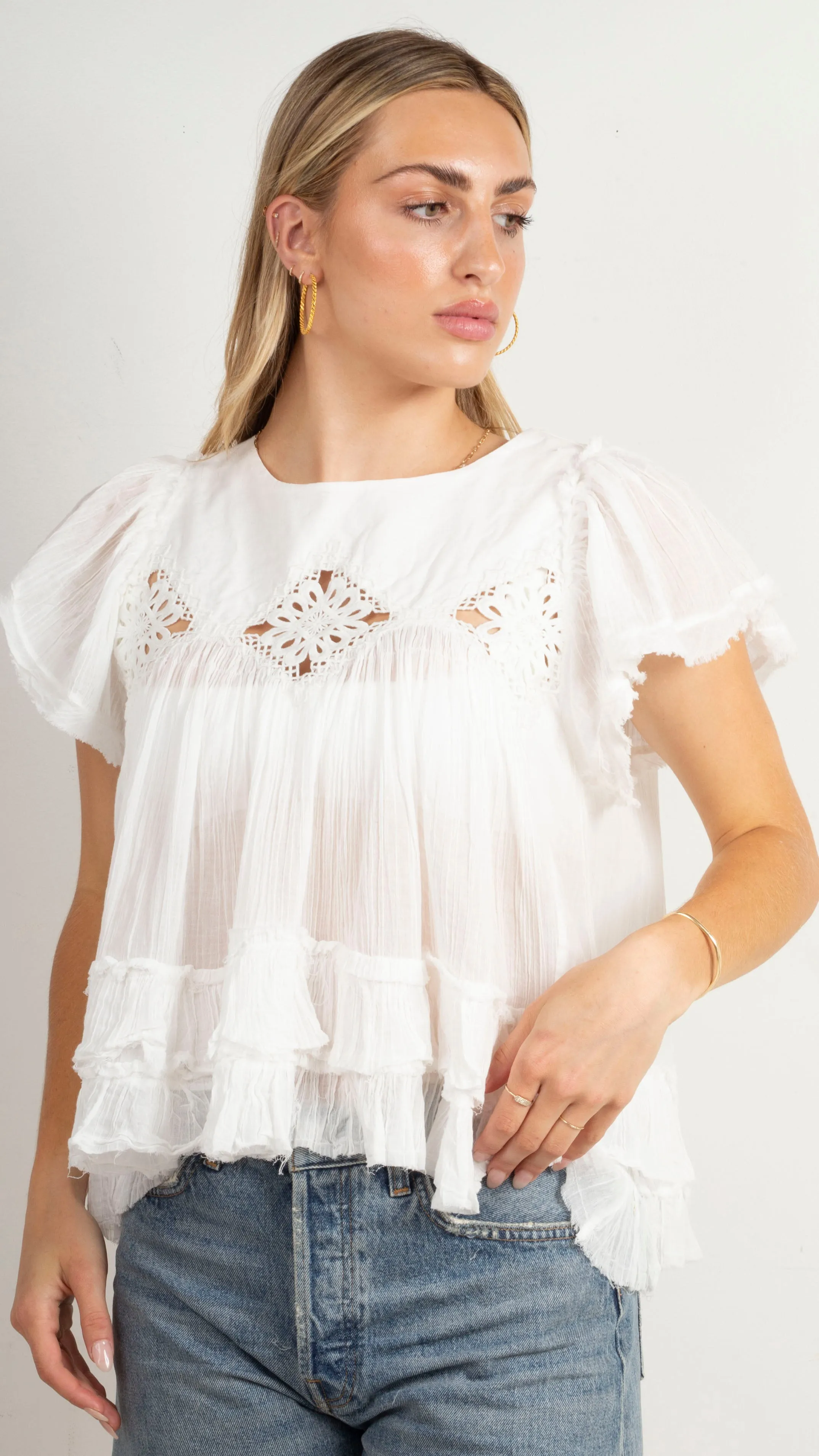 Harrison Top - White