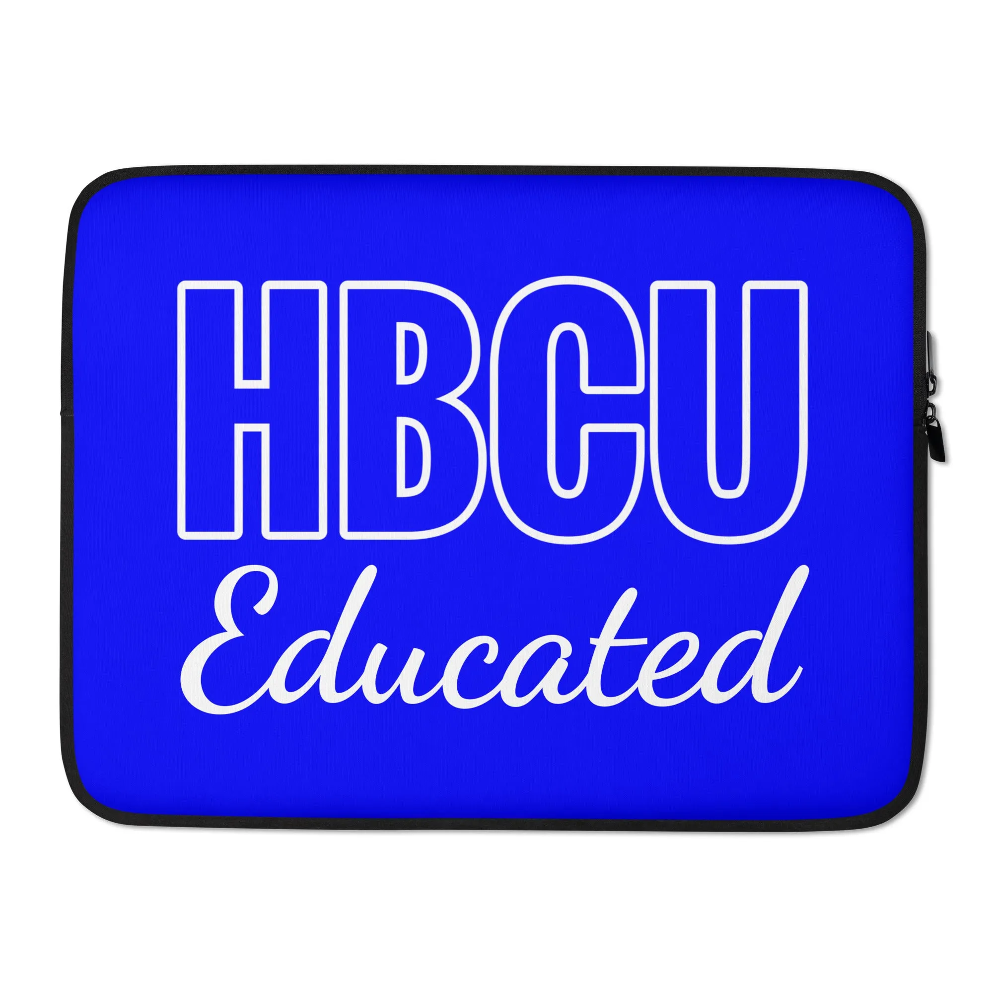 HBCU Educated Blue/White Laptop Sleeve