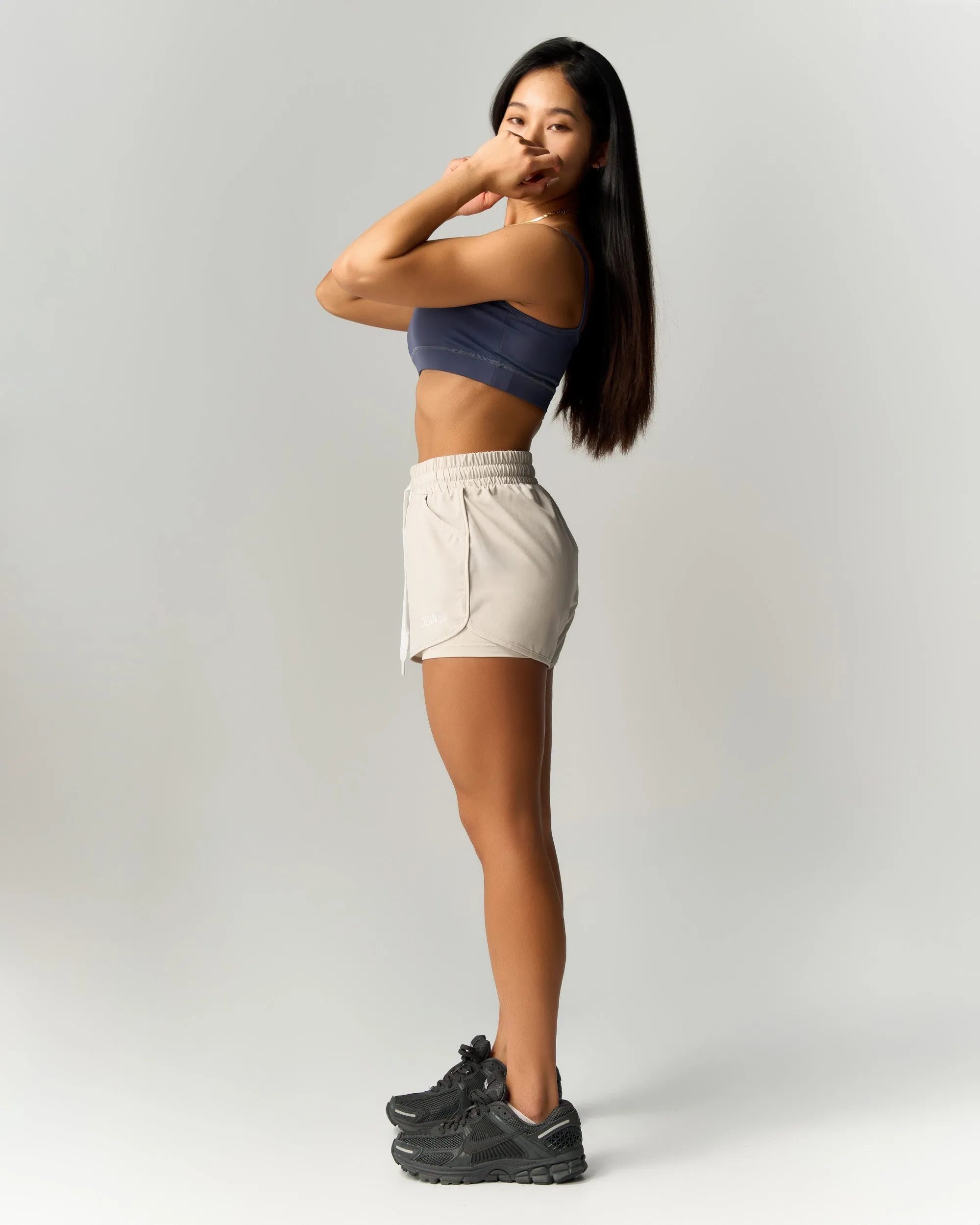 High-Waist Sporty Shorts