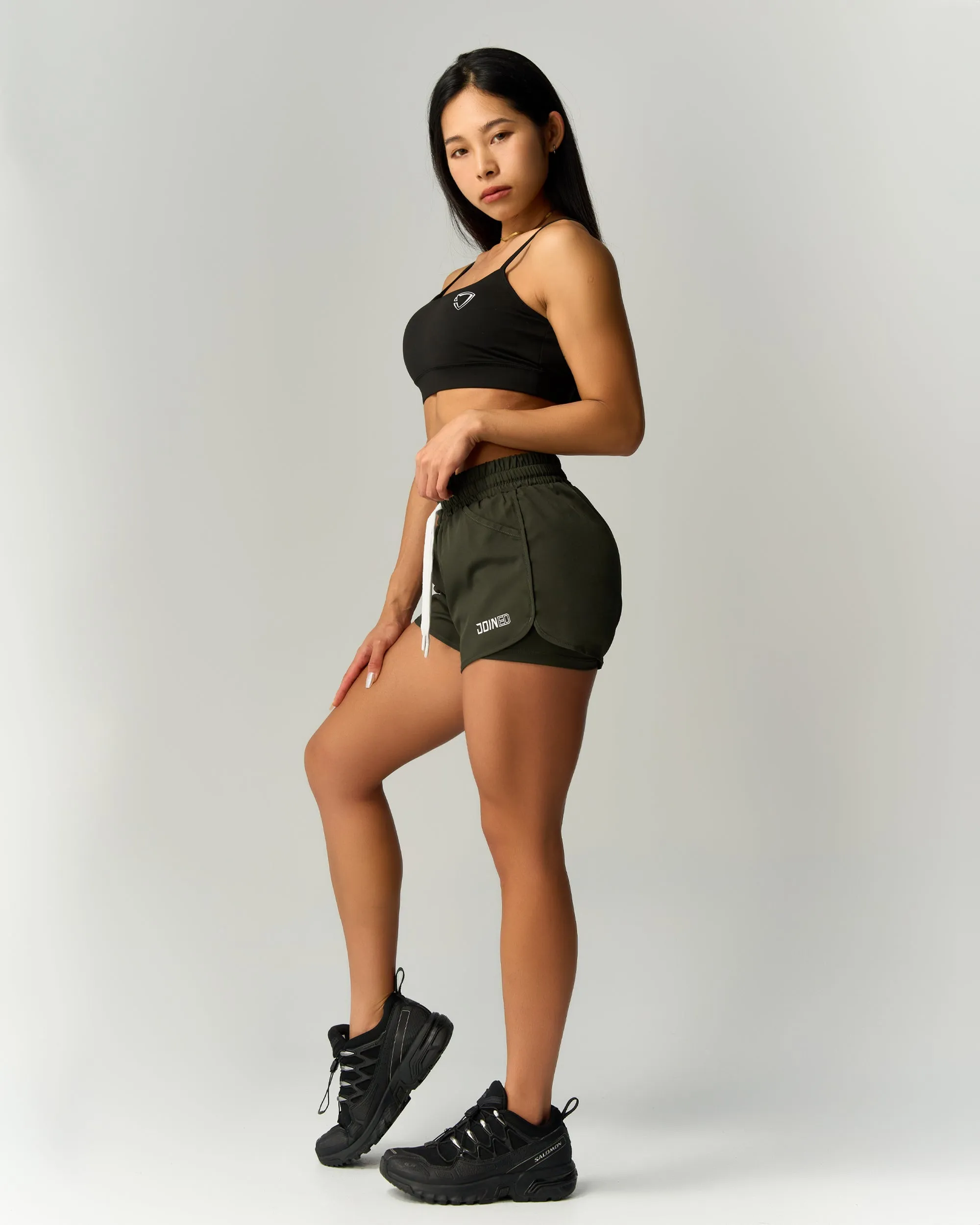 High-Waist Sporty Shorts