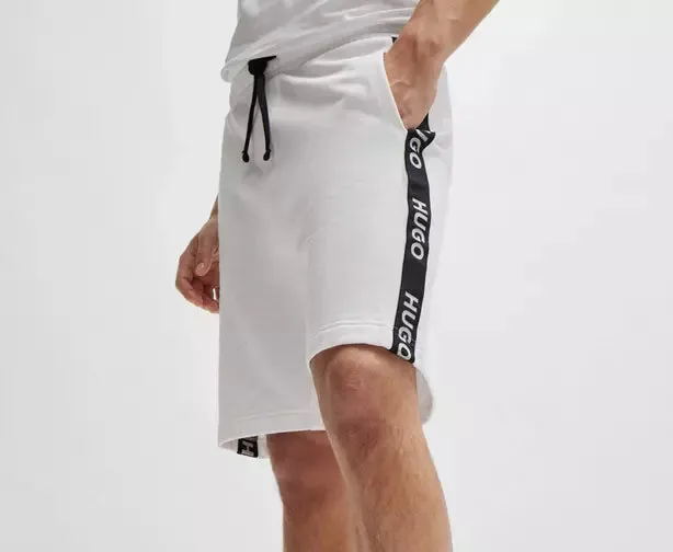 Hugo Boss Sporty Logo Shorts White 50496996-100