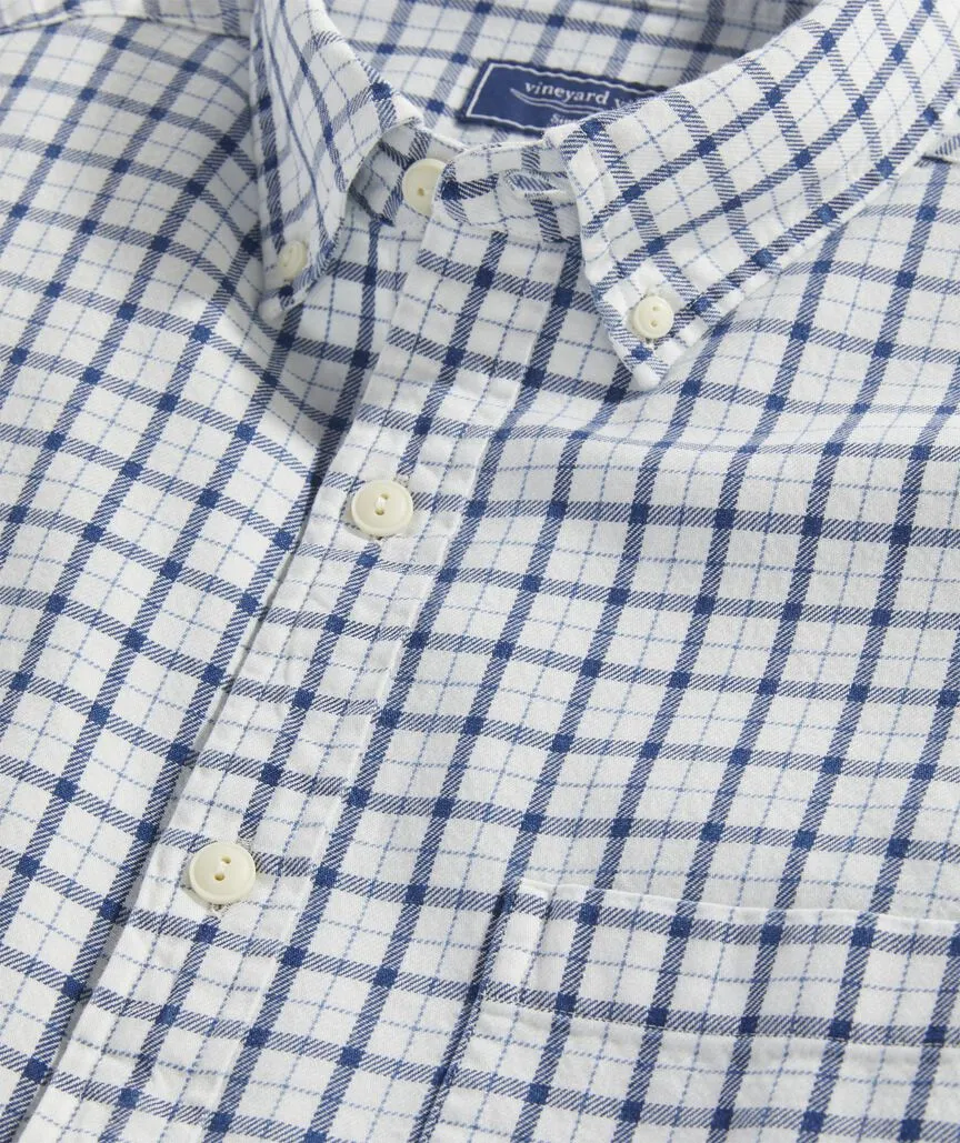 Indigo Check Twill Shirt